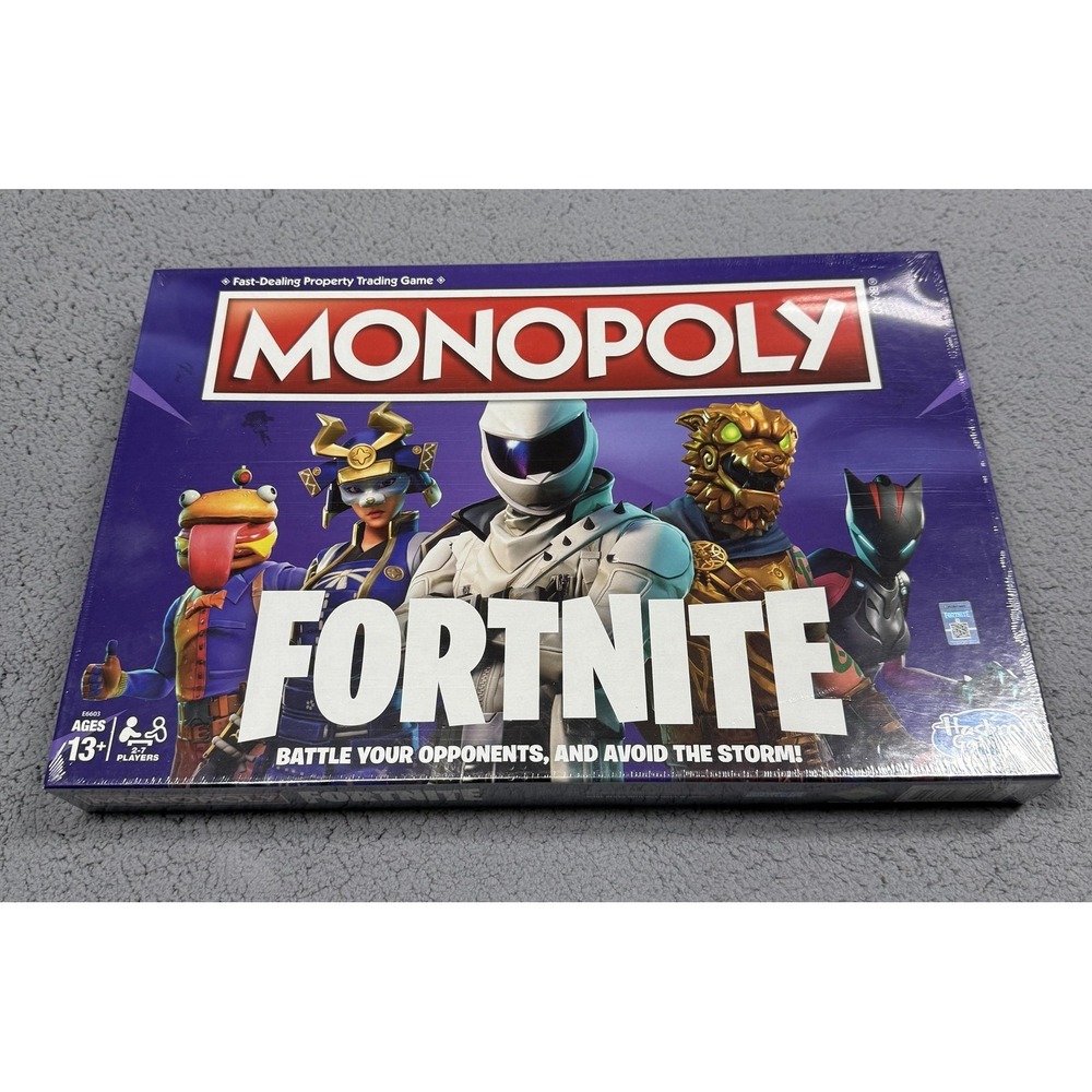 Hasbro Monopoly Fortnite Board Game 2018 Strategy New Sealed‎ 2-7 Players 13+